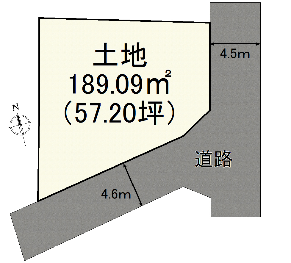 大津市あかね町　土地